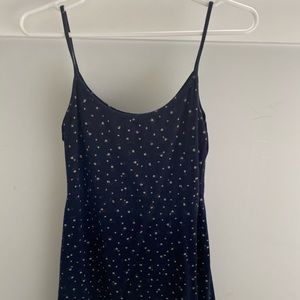 Brandy Melville Navy Blue Floral Dress